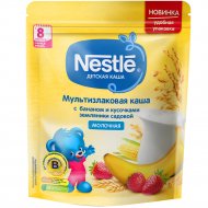 Каша сухая молочная «Nestle» мультизлаковая, банан/земляника, 220 г