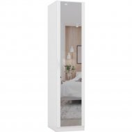 Шкаф «ИнтерМебель» МР-01, 600, 1 зеркало, белый премиум