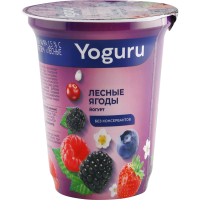 

Йогурт"YOGURU"(лесн.яг,1.5%,ст.) 310г