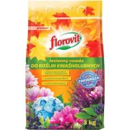 Удобрение «Florovit» для голубики и других кислотолюбивых растений, осенний, 3 кг