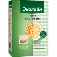 

Горох колотый "Эколайн",5х100г