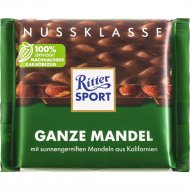 Шоколад молочный «Ritter Sport» с цельным миндалем, 100 г