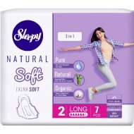 Прокладки женские гигиенические «Sleepy Natural» Soft Extra 3 в 1, Long, 7 шт