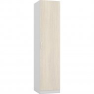 Шкаф «ИнтерМебель» МР-03, 420, белый/вудлайн кремовый