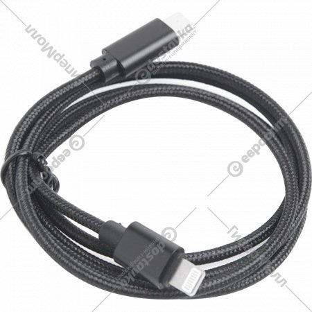 Кабель «Atom» USB Type-C 3.1 - Lightning, черный, 1 м