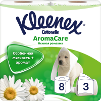 

Бумага туал."KLEENEX"(неж.ром.,3сл)8шт