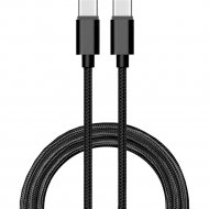 Кабель «Atom» USB Type-C 3.1 - USB Type-C 3.1, черный, 1.8 м