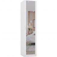 Шкаф «ИнтерМебель» МР-03, 600, 1 зеркало, белый премиум