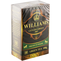 

Чай зеленый "WILLIAMS СEYLON GREEN" 100г