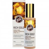 Тональная основа «Enough» Rich Gold Double Wear, SPF50+, №13, 100 мл