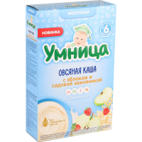 

Каша "УМНИЦА" (мол. овс. ябл.земл.) 200г