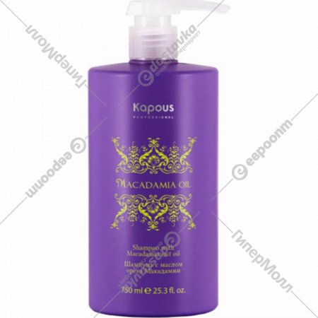 Шампунь для волос «Kapous» 2789, с маслом ореха макадамии, 750 мл