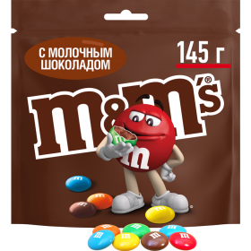 Драже «M&M's» с шо­ко­ла­дом, 145 г