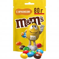 Драже «М&М's» с арахисом, 80 г
