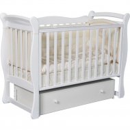 Кроватка для младенцев «Антел» Julia-1, белый