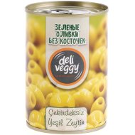Оливки зеленые «Deli Veggy» без косточек, 280 г
