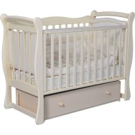 Кроватка для младенцев «Антел» Julia-1, слоновая кость