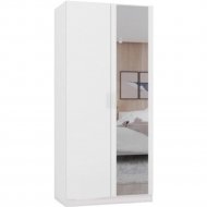 Шкаф «ИнтерМебель» МР-06, 600, 1 зеркало, белый премиум