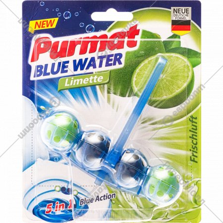 Средство чистящее для унитаза «Purmat» Лайм, синяя вода, 50 г