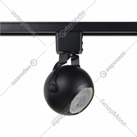 Трековый светильник «ЭРА» TR35-GU10 BK, Б0053296, черный