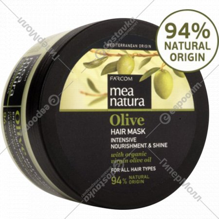 Маска для волос «Farcom» Mea Natura оливковая, 250 мл