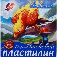 

Пластилин 12цв. Фантазия, мягкий, восков