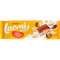 

Шоколад"LACMI"(мол,арах/карамель)295г