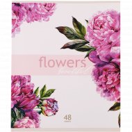 Тетрадь «Schoolformat» Весенние цветы, клетка, 48 листов, лиловый