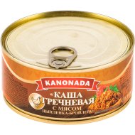 Консервы мясорастительные Каша гречневая с мясом цыпленка-бройлера, 37.7%, 290 г