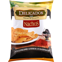 

Чипсы кукур."NACHOS" (оливки) 150 г