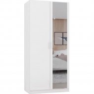 Шкаф «ИнтерМебель» МР-09, 600, 1 зеркало, белый премиум