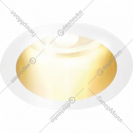 Точечный светильник «Ambrella light» TN211, белый/золото, 6.8х5.7 см