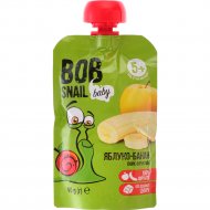Пюре фруктовое «Bob Snail» яблоко-банан, 90 г