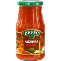 

Аджика острая ТМ "ВЕРЕС" ст/б 520г