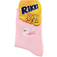 

Носки дет."RIKKI"(роз.с бел.леб)р16-18