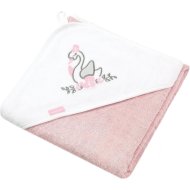 Полотенце с капюшоном банное «Babyono» 343/04, розовый, 85х85 см