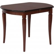 Обеденный стол «БалиМебель» Модена, раздвижной, темный орех, 75х100-130х75 см
