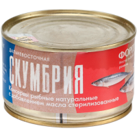 

Рыбная конс."СКУМБРИЯ ДАЛЬНЕВ." 230г