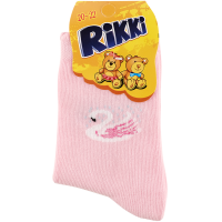 

Носки дет."RIKKI"(розов с роз.леб)р20-22