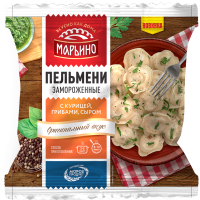 

Пельмени "МАРЬИНО" (кур/гриб/сыр)РБ 400г