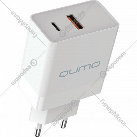 Сетевое зарядное устройство «Qumo» Energy light, Charger 0052, Q32846, белый