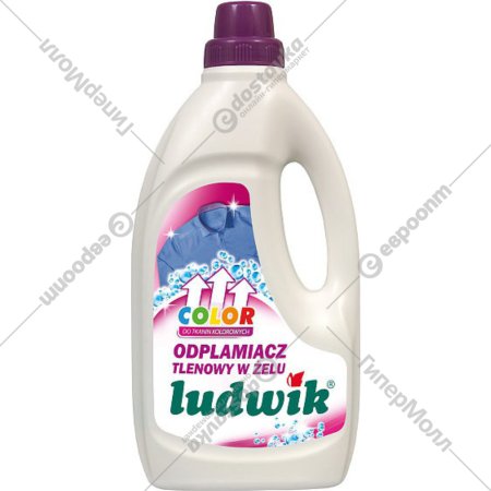 Пятновыводитель «Ludwik» Color, для цветных тканей, гель, 1 л
