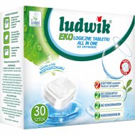 Таблетки для посудомоечных машин «Ludwik» All in one, 30 шт