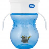 Поильник-чашка «Мама Тама» MT/082, непроливайка 360°, 8 мес+, голубой, 270 мл