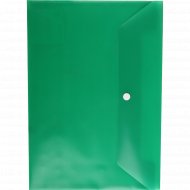 Папка-конверт на кнопке «Регистр» В-02К, зеленый
