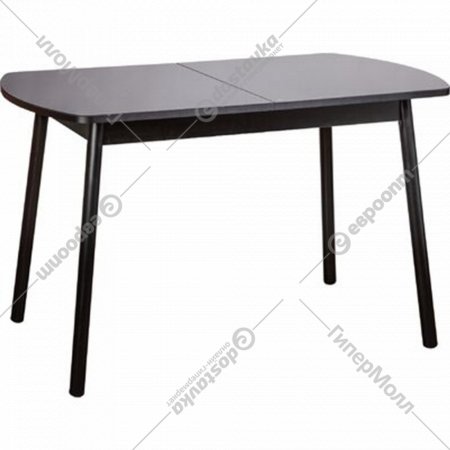 Стол «Listvig» Винер G, черный/черный, 63691, 152х70 см