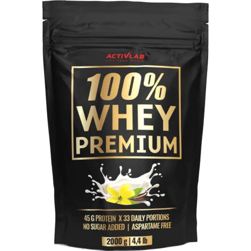 Сывороточный протеин «ActivLab» 100% Whey Premium, vanilla, U0271, 2000 г