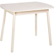 Обеденный стол «Listvig» Винер Mini, кремовый/кремовый, 62284, 126х64 см