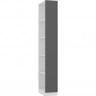 Шкаф «ИнтерМебель» МР-13, 600 белый/графит серый