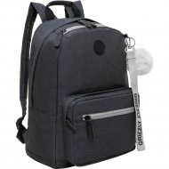 Рюкзак «Grizzly» RXL-321-1, черный/серый